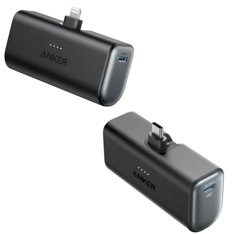 Anker Nano Power Bank (12W, Built-In Lightning Connector)、Anker Nano Power Bank (22.5W, Built-In USB-C Connector)